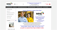 Desktop Screenshot of gehrke-shop.de