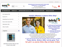 Tablet Screenshot of gehrke-shop.de